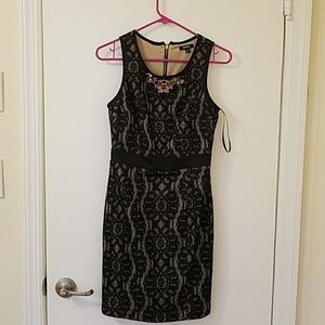 XOXO black lace cocktail dress